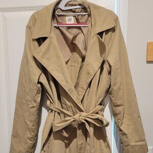 Gap Factory Modern Trench Coat XXL Women's Cargo khaki
